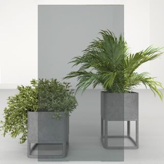 Душевой уголок Triton Грэй Щ0000066475 90x90 см профиль белый стекло тонированное